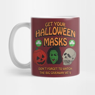 Silver Shamrock Halloween masks Mug